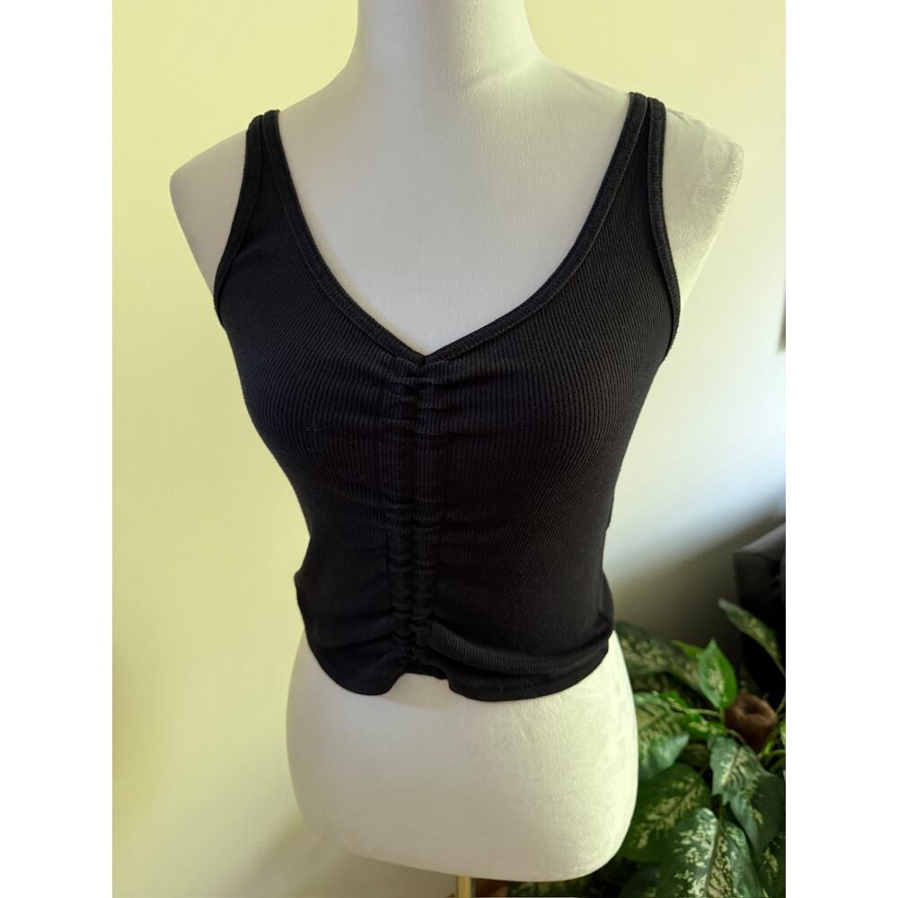 Abercrombie & Fitch Black Ribbed Tank